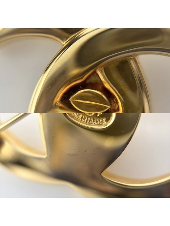 Chanel Brooch Coco Mark Turnlock Design Accessories GP 96 P - Picture 5 of 7